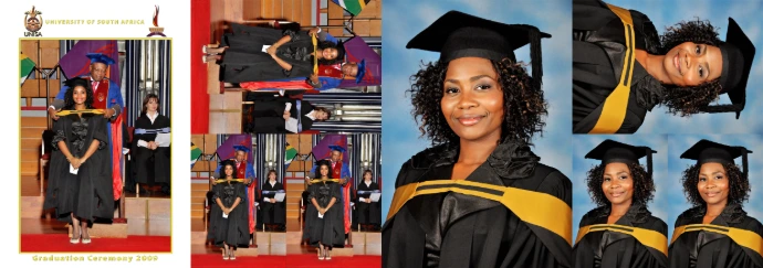 Photo package is shown with the standard stage photograph and the standard head and shoulder portrait.